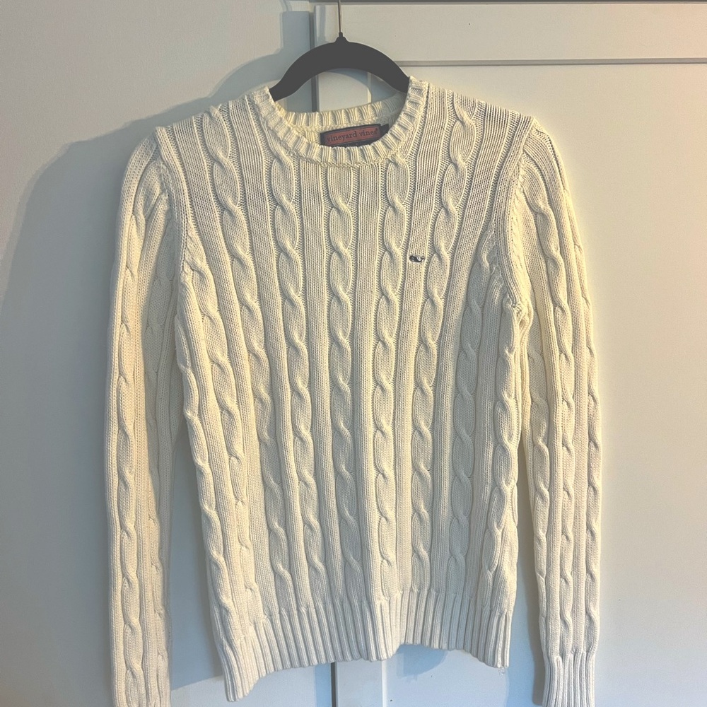 Vineyard Vines White Crewneck Sweater